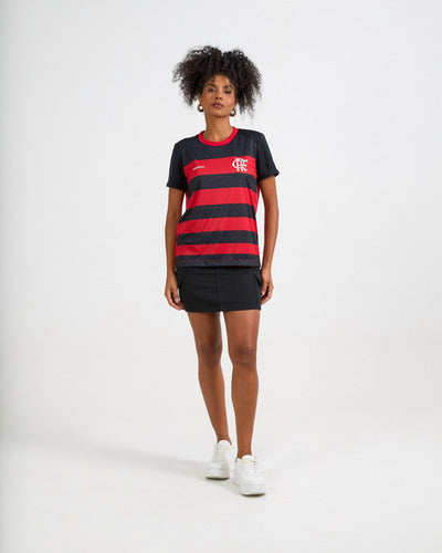 Camiseta Flamengo Feminina - Produto Oficial Braziline