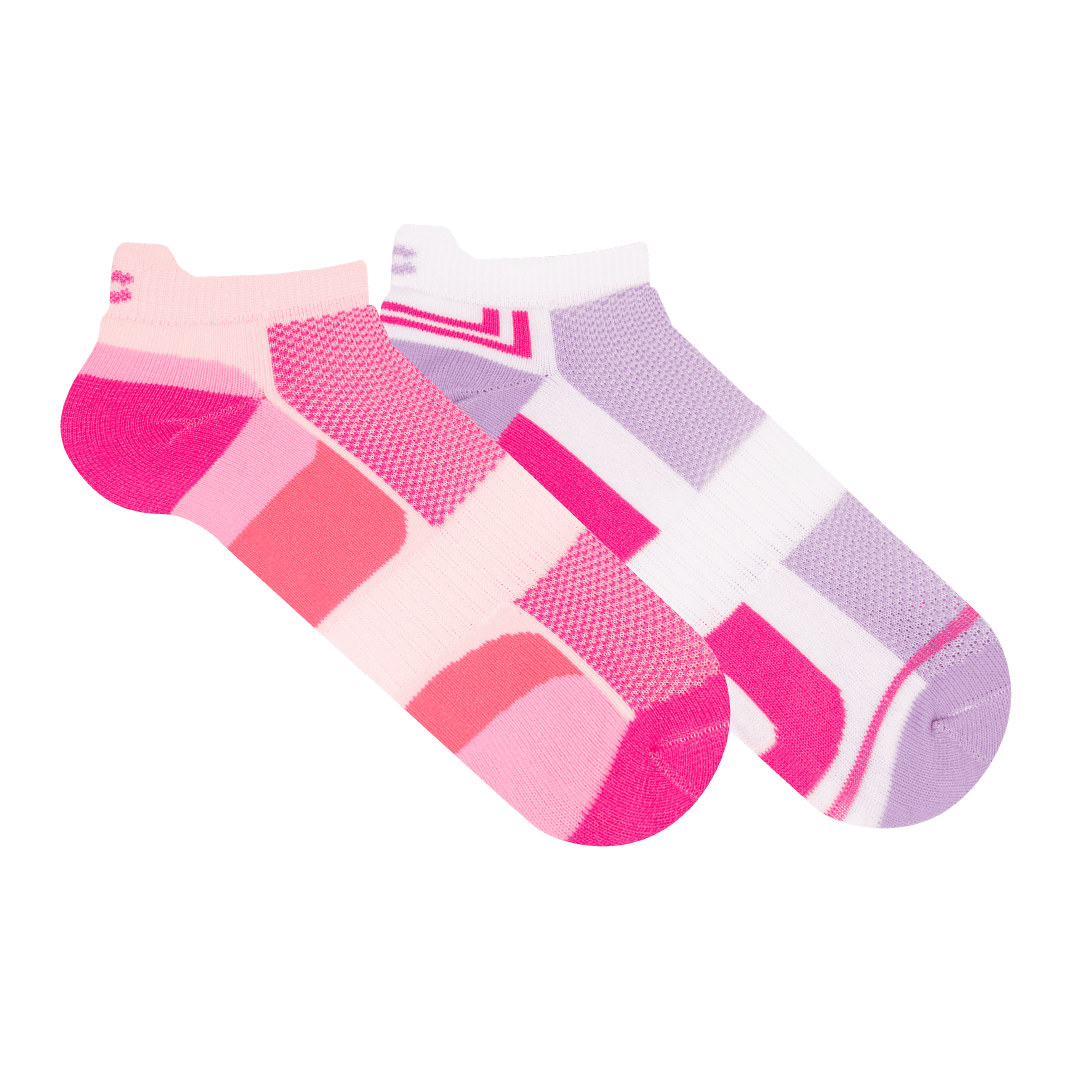 Kit 2 Pares de Meia de Poliamida com Cano Curto e Puxador