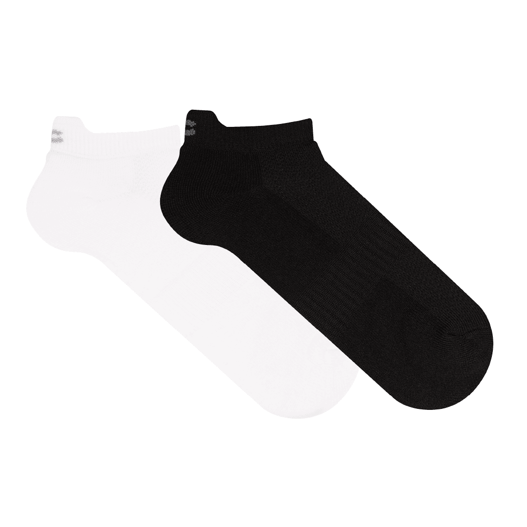 Kit 2 Pares de Meia de Poliamida com Cano Curto e Puxador