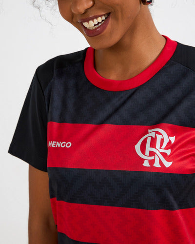 Camiseta Flamengo Feminina - Produto Oficial Braziline