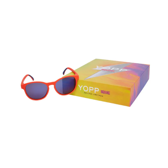 Óculos de Sol Polarizado Uv400 Shock Laranja