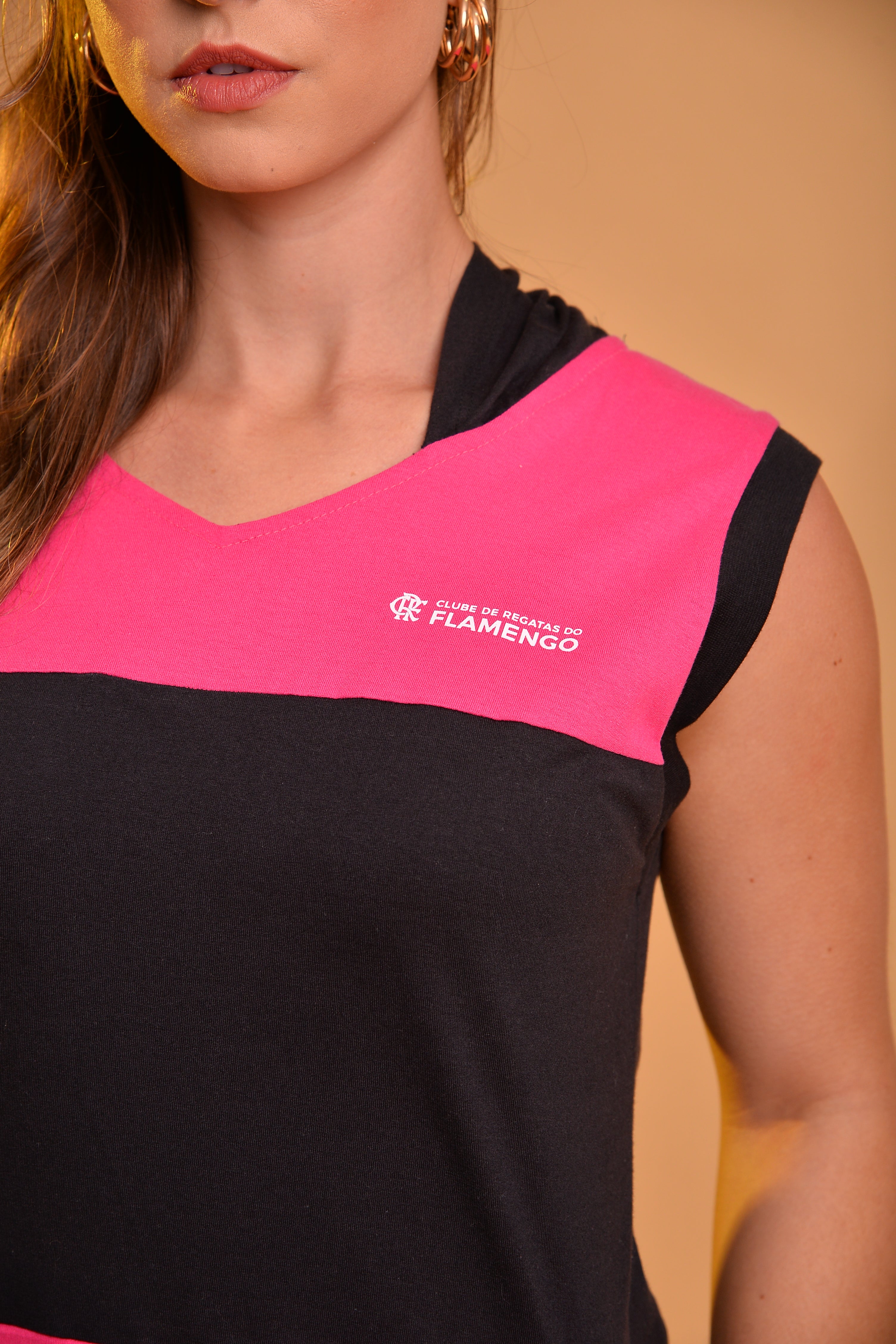 Vestido Flamengo Rosa