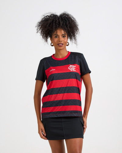 Camiseta Flamengo Feminina - Produto Oficial Braziline