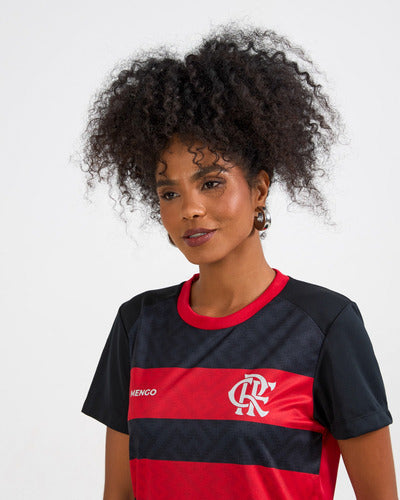 Camiseta Flamengo Feminina - Produto Oficial Braziline