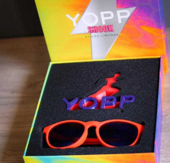 Óculos de Sol Polarizado Uv400 Shock Laranja